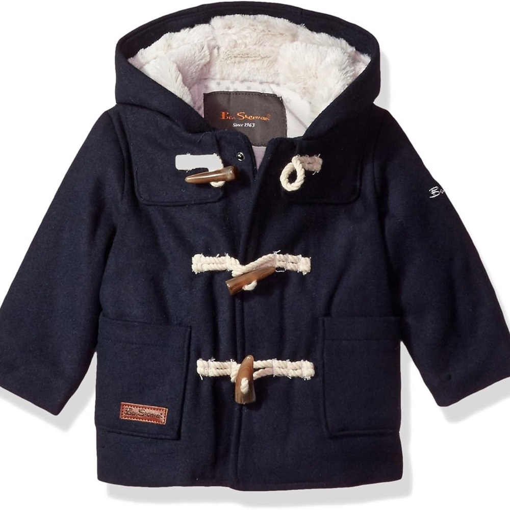 NWT Ben Sherman Navy Toggle Pea Coat